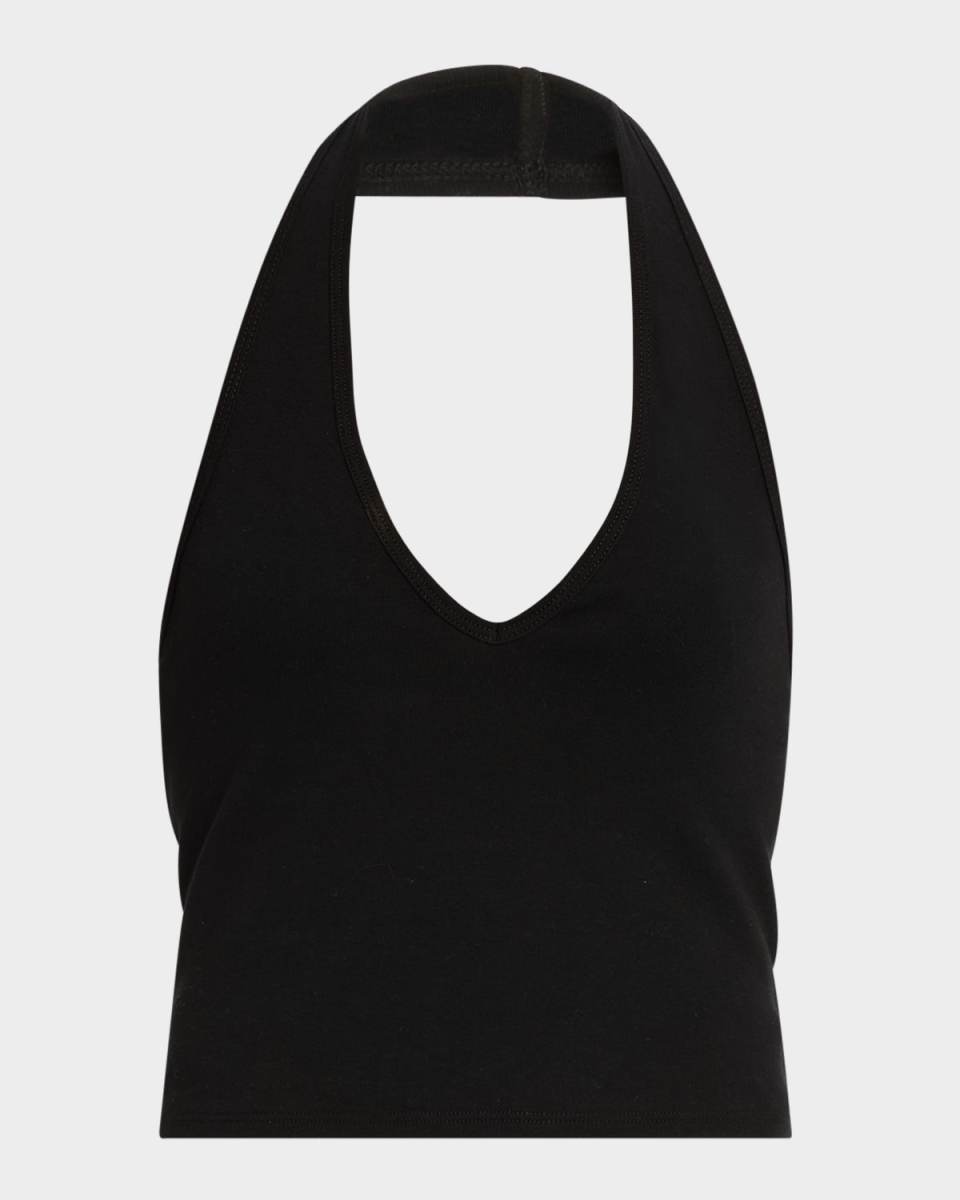 Britt Cotton Rib Halter Top